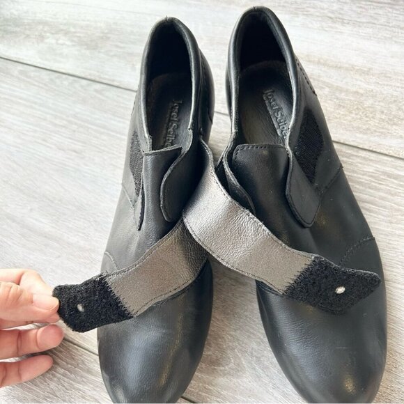 Josef Seibel Leather Ankle Boots in Black - Picture 5 of 13